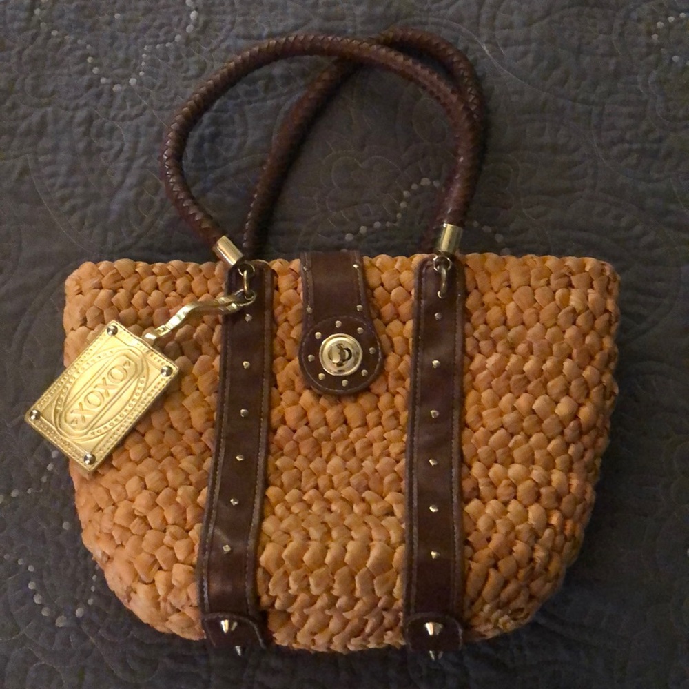 XOXO fun and funky straw bag